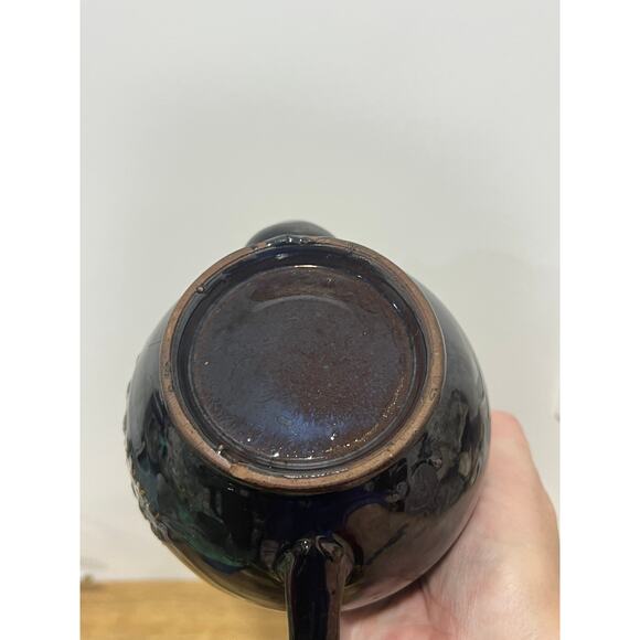 Vintage Brown Betty Style 'India Tea' Tea Pot - Maker Unknown - Picture 6 of 9